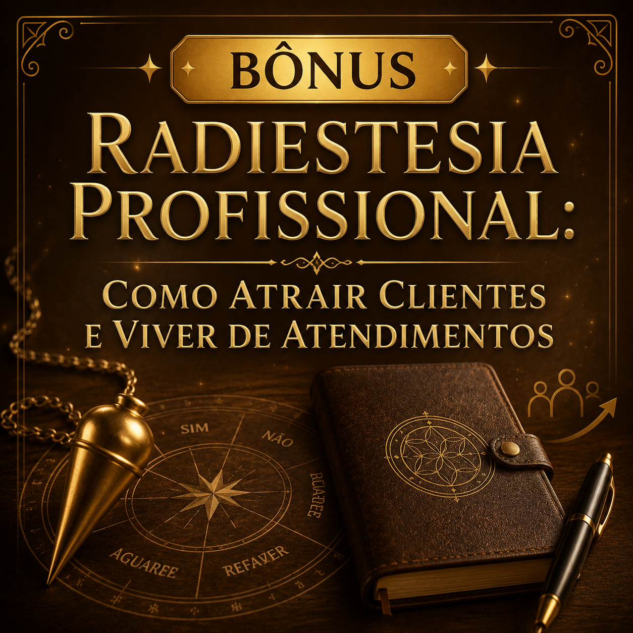 ⭐ BÔNUS 02 — Radiestesia Profissional: Como Atrair Clientes e Viver de Atendimentos